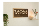 Custom “Mom” Family Name Sign