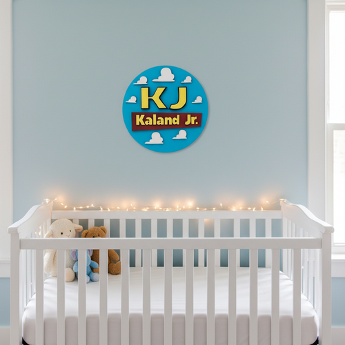 Custom Name Sign for Kids Room or Nursery