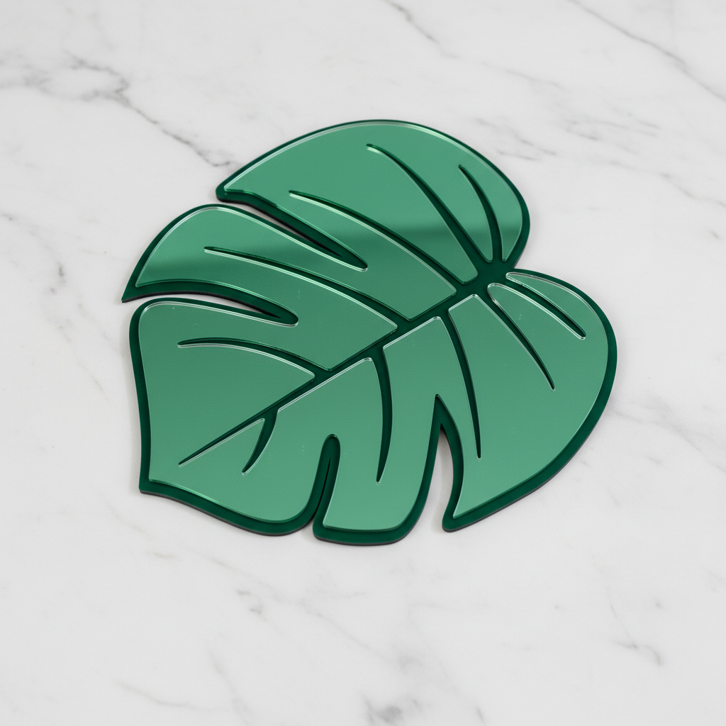 Monstera Leaf Flat Lay
