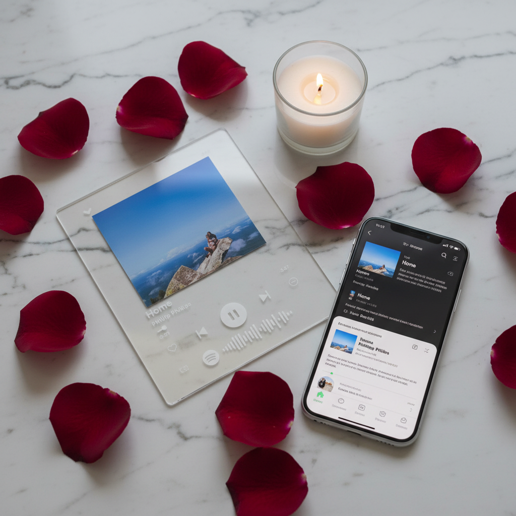 Custom Spotify Song Plaque with Photo