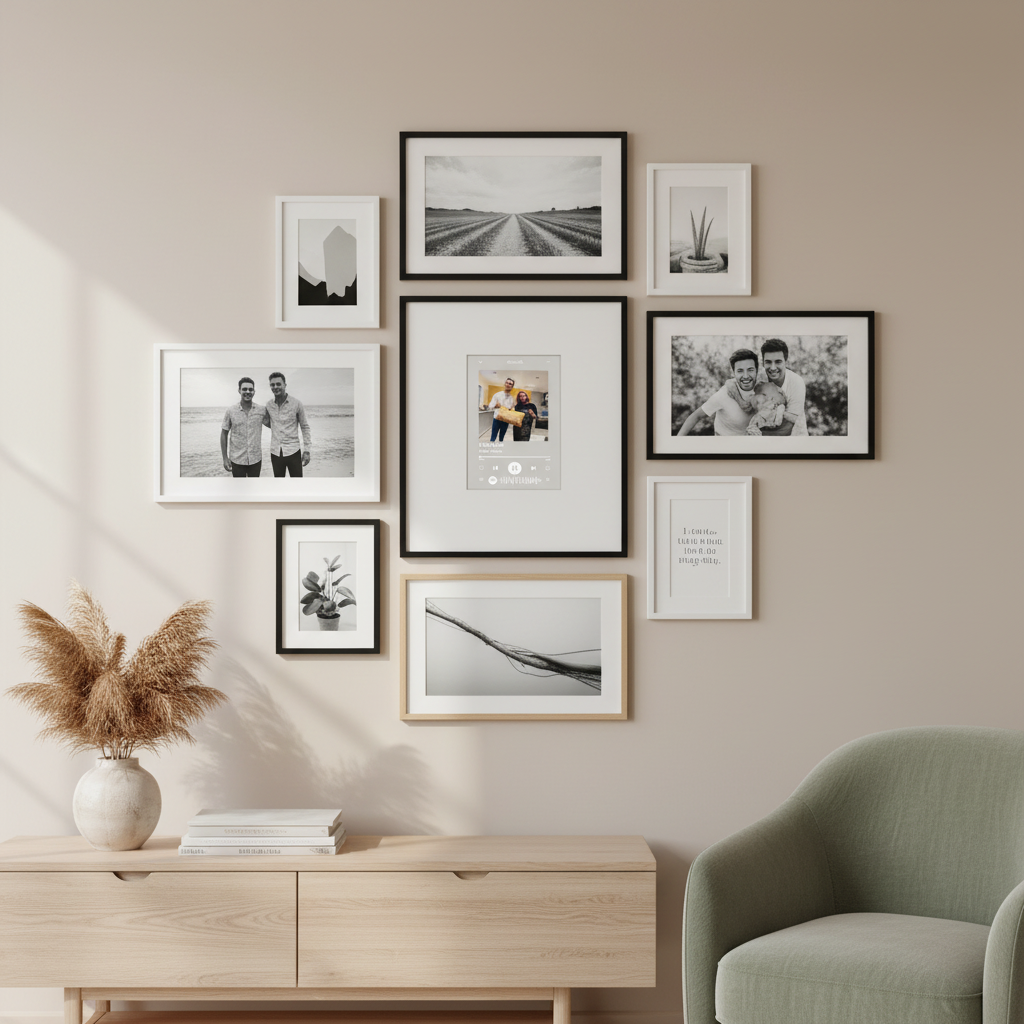 Custom Spotify Song Plaque with Photo