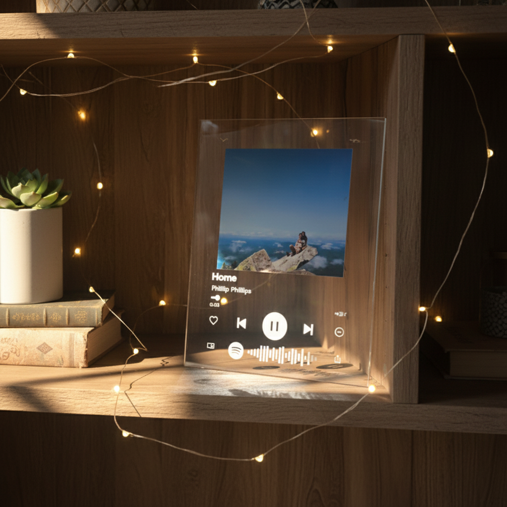 Custom Spotify Song Plaque with Photo