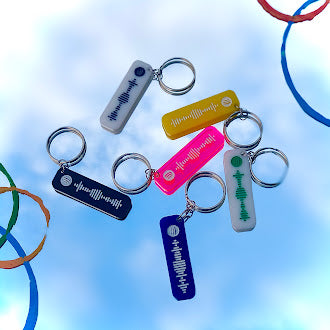 Custom Spotify Song Keychain