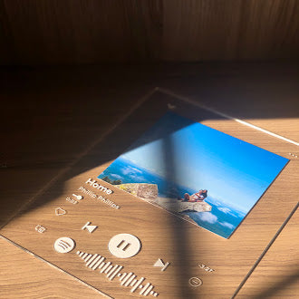 Custom Spotify Song Plaque with Photo