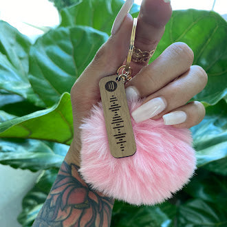 Custom Spotify Song Keychain