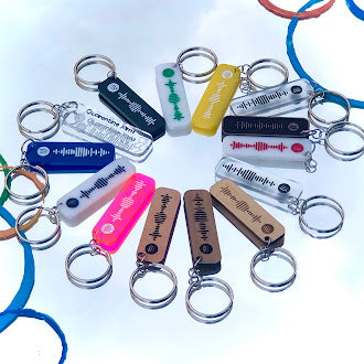Custom Spotify Song Keychain